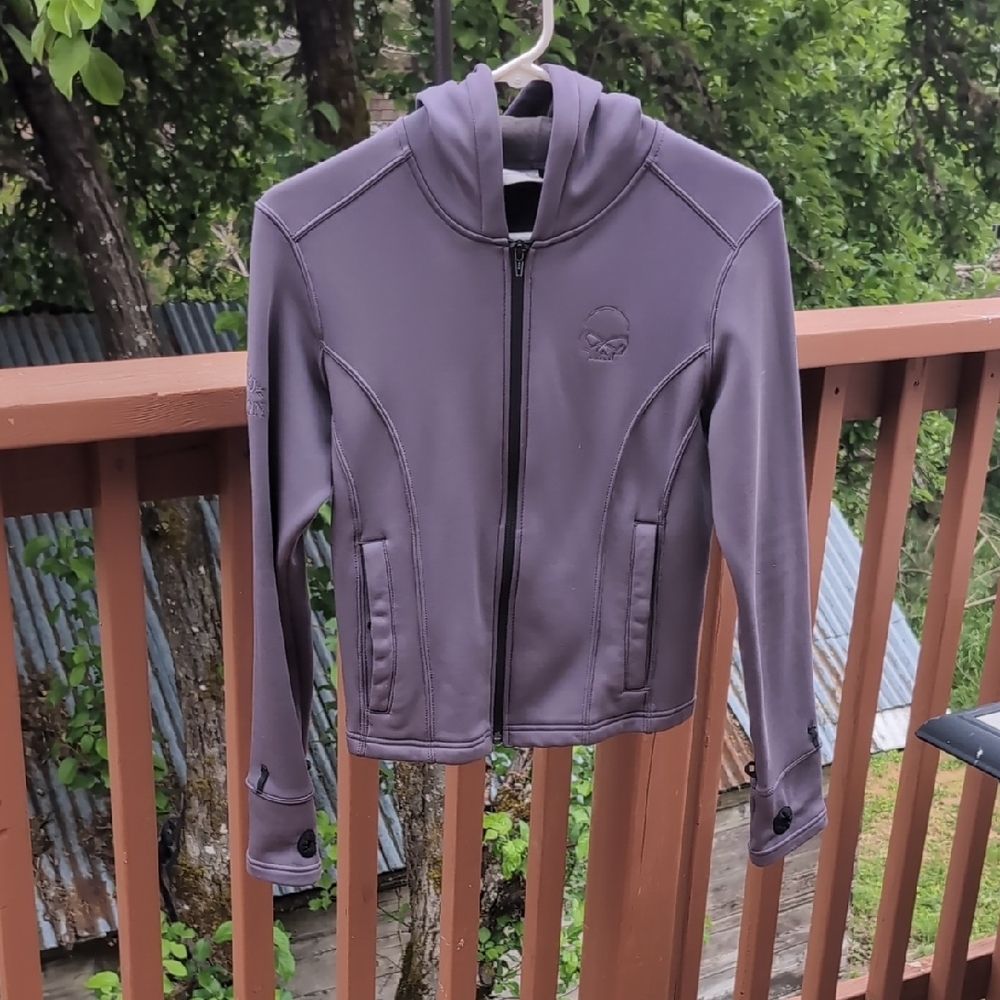 Harley-Davidson Purple Bomber Jacket with Streamlined Fit